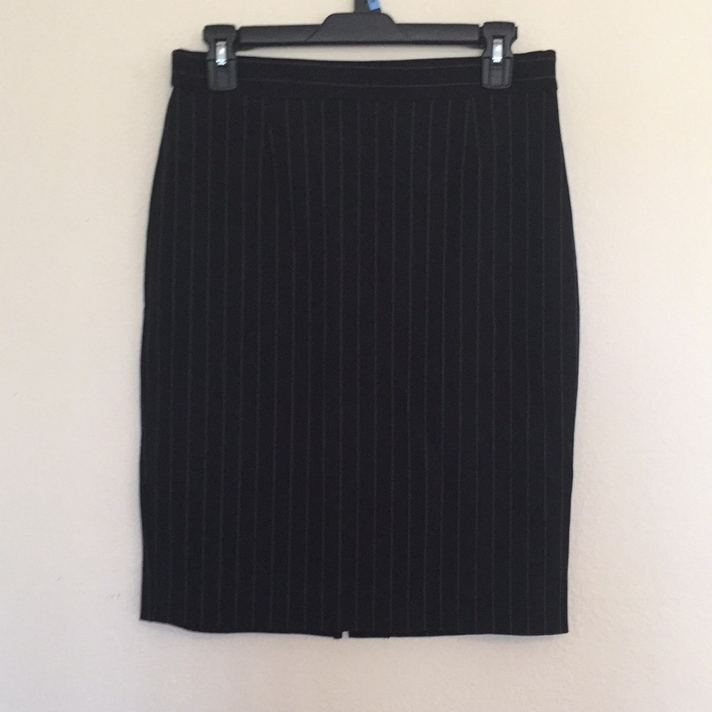 Black pencil skirt
